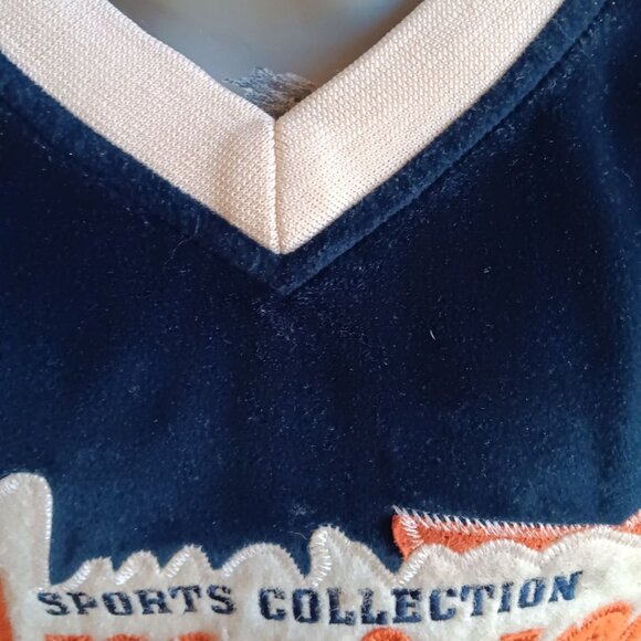 Vintage XL 90's Sweatshirt Pullover Delf Sports "America" Embroidered Jersey - Picture 5 of 7
